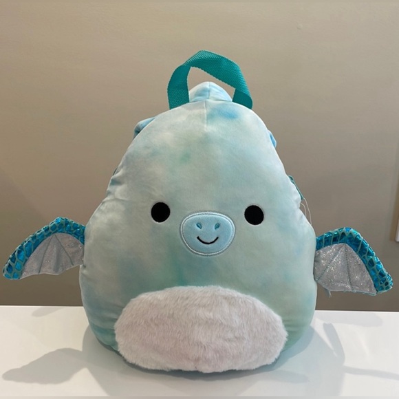 Squishmallow Shantira The Pterodactyl Backpack (Series 2) 12in 2020 Edition - Picture 2 of 15